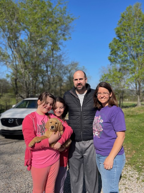 Goldie and the Kuhns family